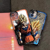 Dragon Ball Z Goku Vegeta Saiyan Clear Phone Case - HelloAnimeCases